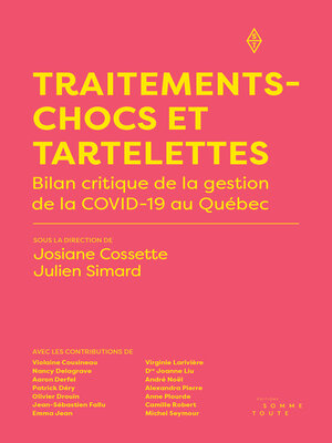 cover image of Traitements-chocs et tartelettes